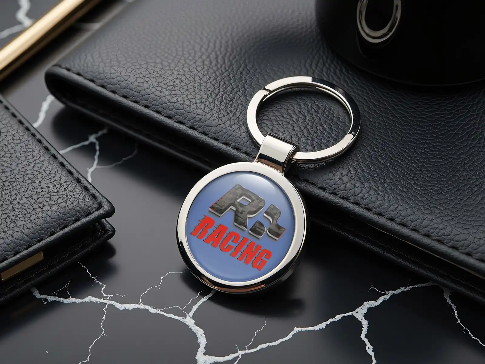 Personalised Keychain Racing Style Alloy Build